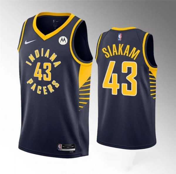 Men's Indiana Pacers #43 Pascal Siakam Navy Icon Edition Stitched Basketball Jersey Dzhi,We sell and wholesale Men's Indiana Pacers #43 Pascal Siakam Navy Icon Edition Stitched Basketball Jersey Dzhi on line form chian!